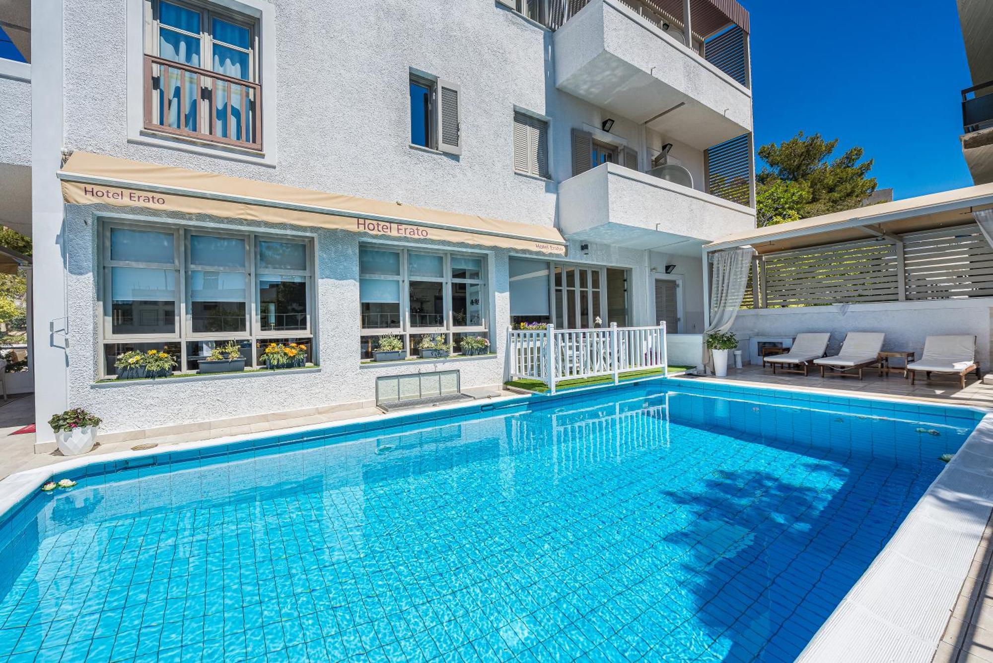 Erato Hotel Agia Marina  Esterno foto